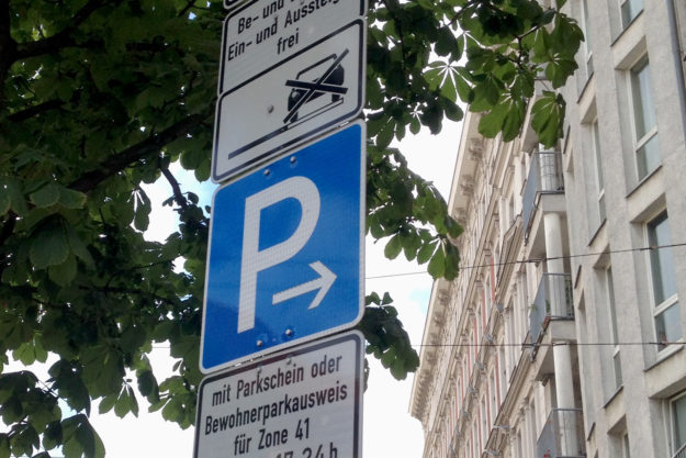 Berlin Parkplatz Parkzone